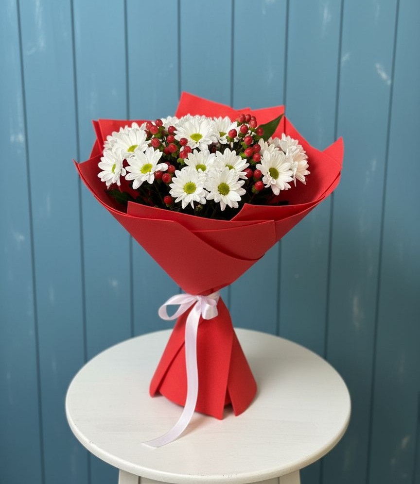 Букет цветов из: Хризантемы в Култаево