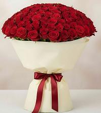 Букет 101 Красная роза Милано в Култаево