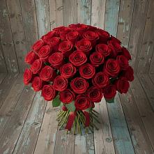 Букет 55 Красных роз Фридом #REPLACE_PRED# Култаево