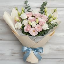 Букет цветов из:  Лизиантусы в Култаево