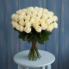 Букет 51 Белая роза Эдлесс Лав в Култаево