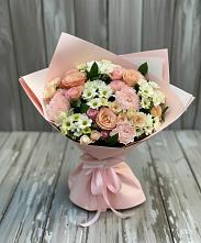 Букет цветов из:  Гвоздики, Розы и Хризантемы #REPLACE_PRED# Култаево