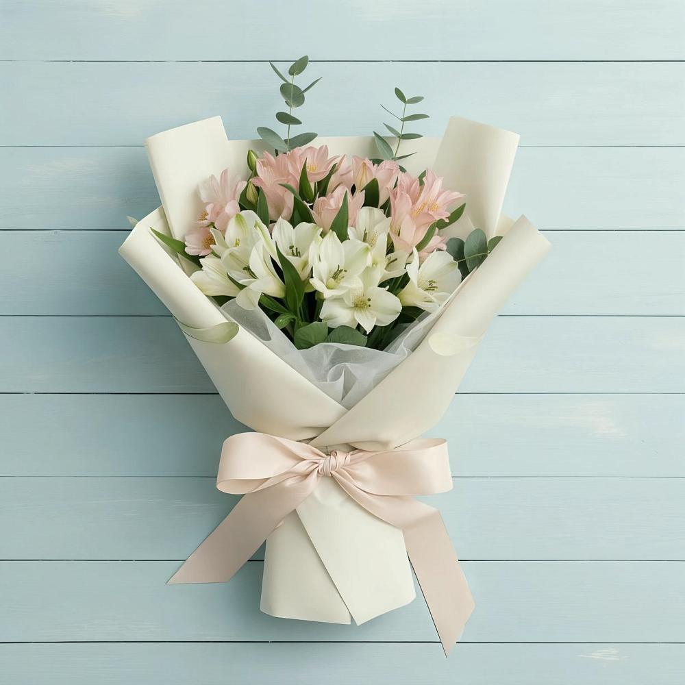 Букет цветов из: Альстромерии в Култаево