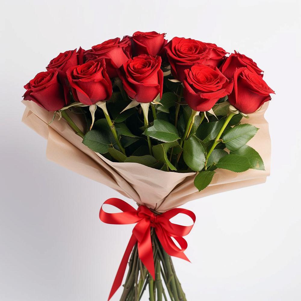 Букет 11 Красных роз Эдлесс Лав в Култаево