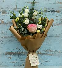 Букет цветов из:  Розы и Лизиантусы #REPLACE_PRED# Култаево