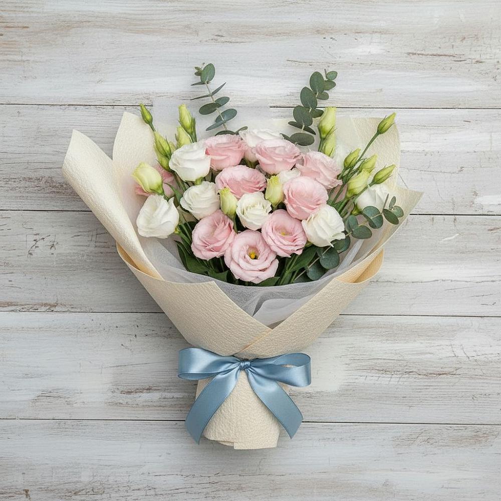 Букет цветов из: Лизиантусы в Култаево